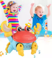 Electric Crawling Crab With Light & Music Toy